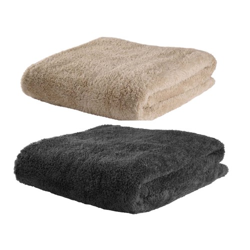 2er set fleece kuscheldecke - fleece,