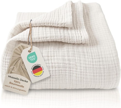 Premium musselin tagesdecke - premium,